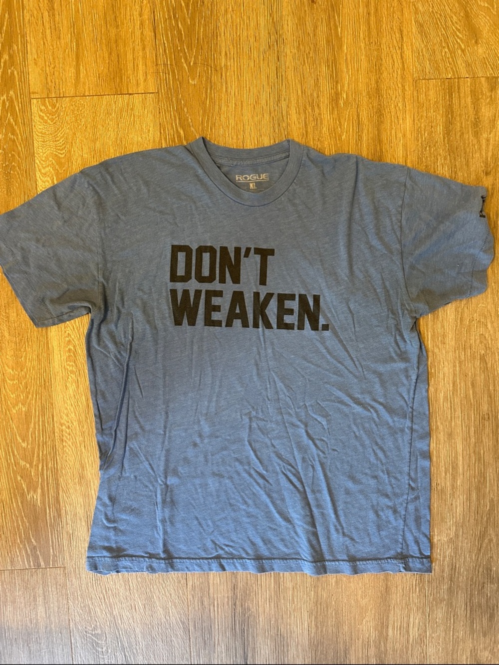 Rogue Men's 'DON'T WEAKEN.' Graphic Tee - Blue